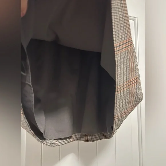 LOFT Plaid Mini Skirt Women’s Large | Fall Office Preppy Style Academia Chic - Picture 5 of 8